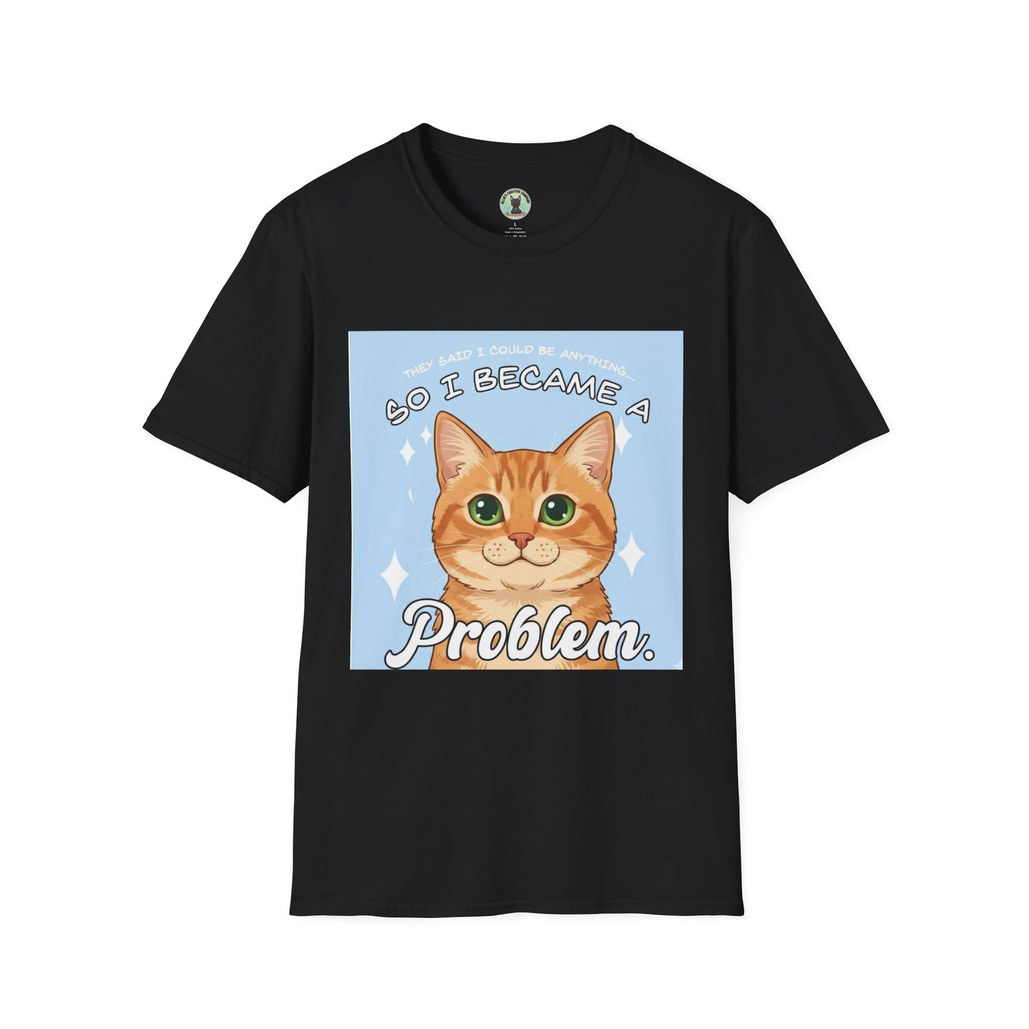 So I Became a Problem Cat T-Shirt — Cute Ginger Cat Graphic Tee