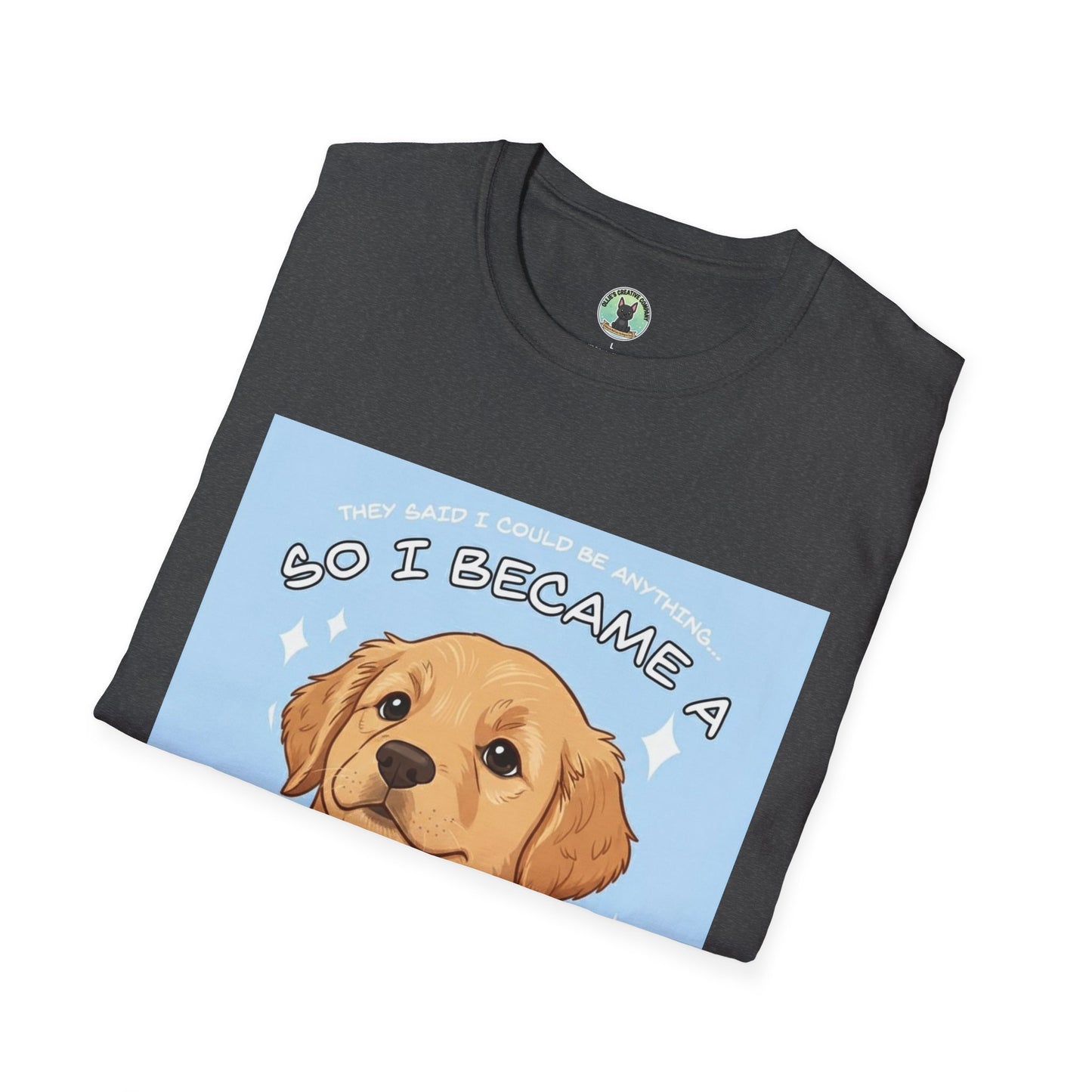 “So I Became a Problem” Golden Retriever T-Shirt