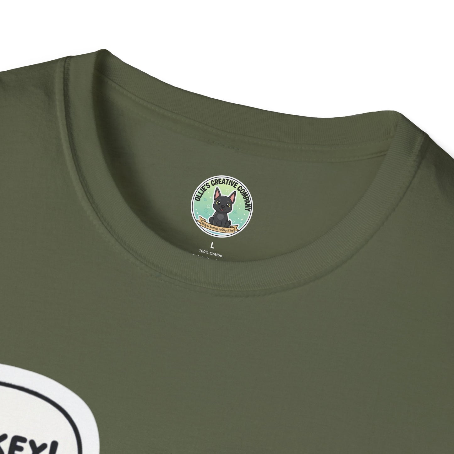 Cute Dinosaur T-Shirt — “Crikey! No Money” Cartoon Dino with Wallet