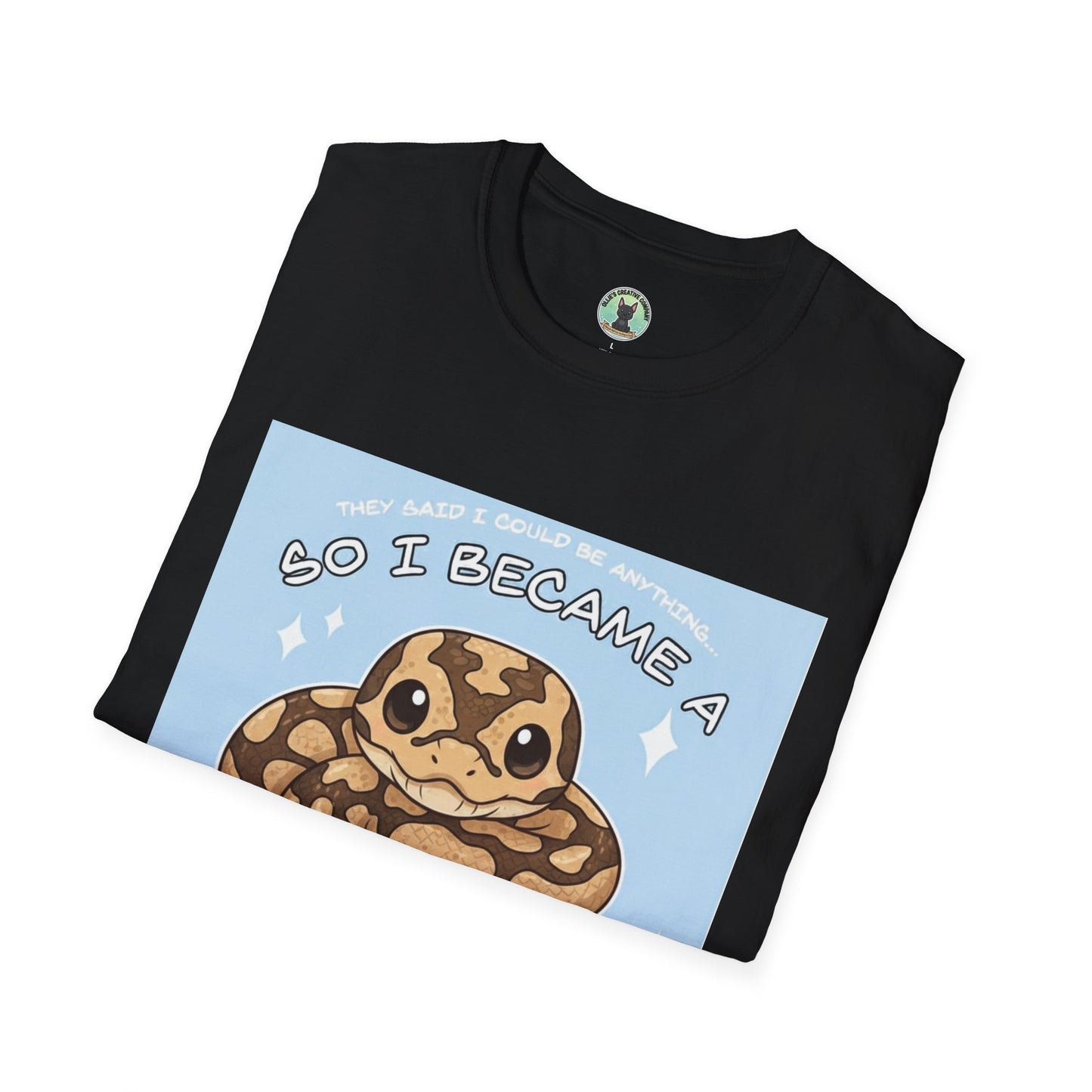 So I Became a Problem Snake T-Shirt — Cute Ball Python Design