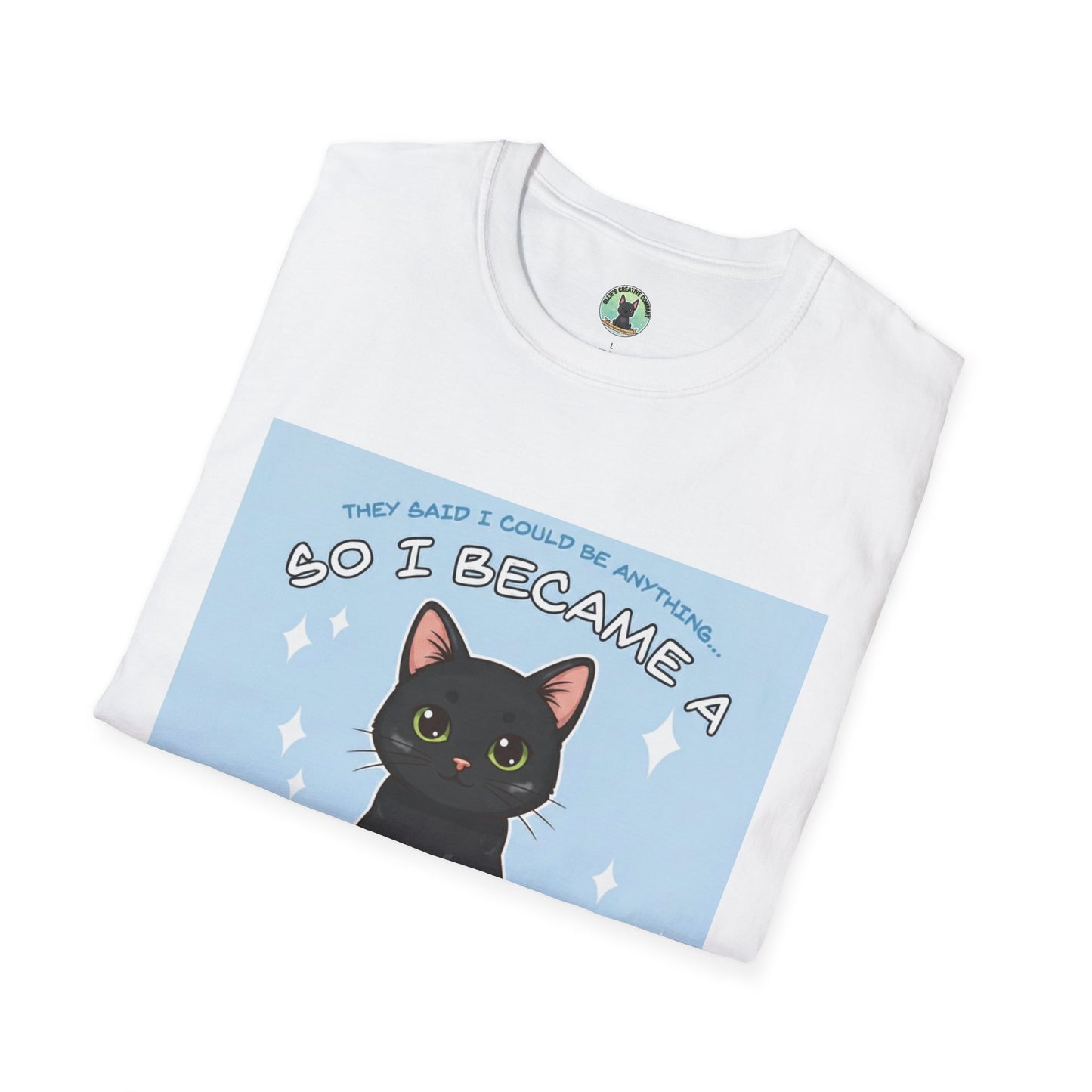 So I Became a Problem. Cat T-Shirt — Cute Black Cat Graphic Tee