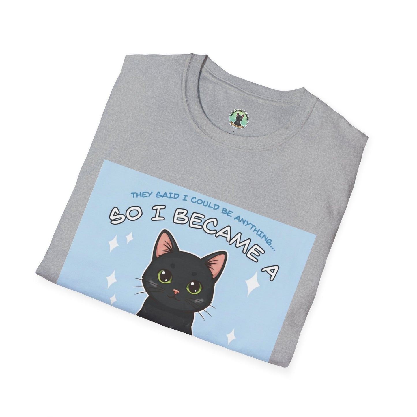 So I Became a Problem. Cat T-Shirt — Cute Black Cat Graphic Tee