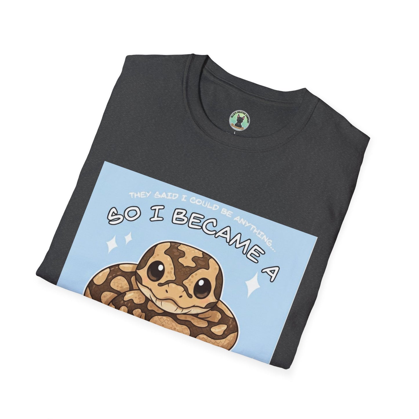 So I Became a Problem Snake T-Shirt — Cute Ball Python Design