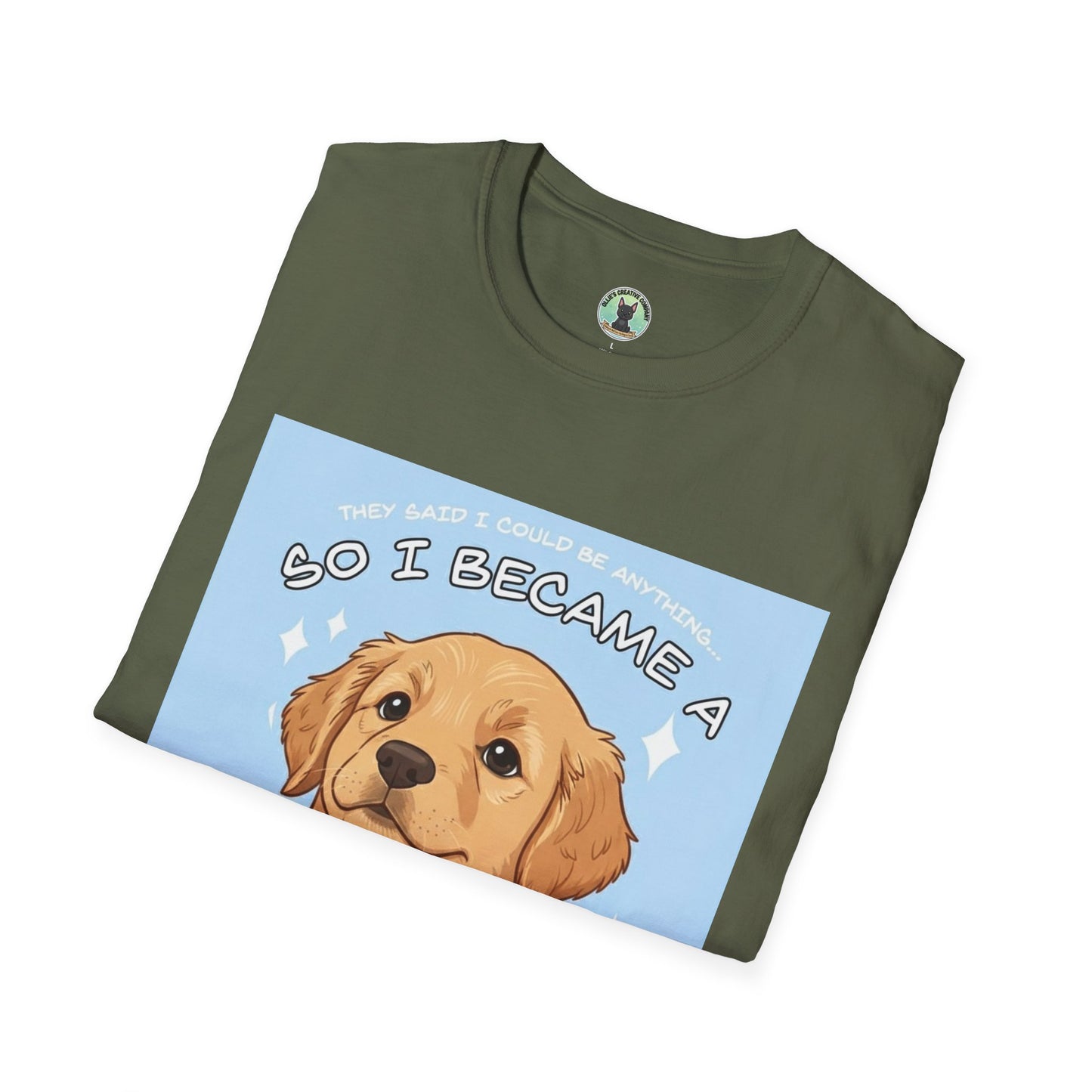 “So I Became a Problem” Golden Retriever T-Shirt