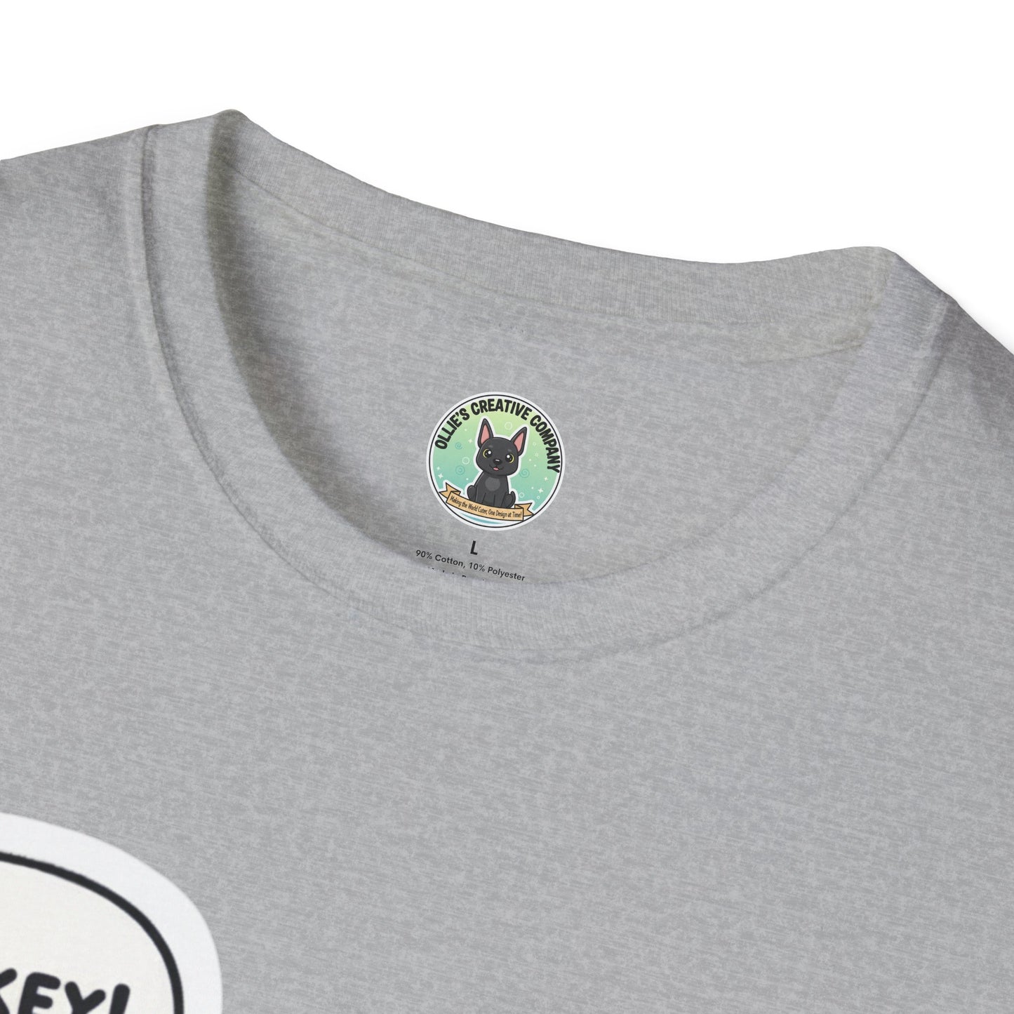 Cute Dinosaur T-Shirt — “Crikey! No Money” Cartoon Dino with Wallet