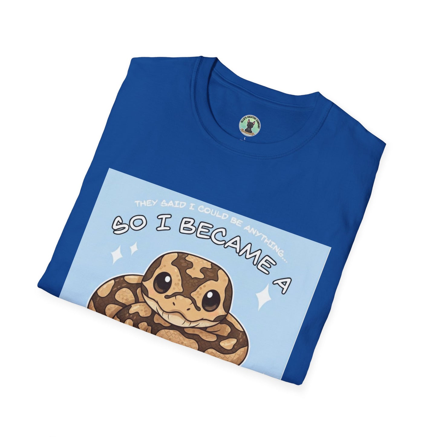 So I Became a Problem Snake T-Shirt — Cute Ball Python Design