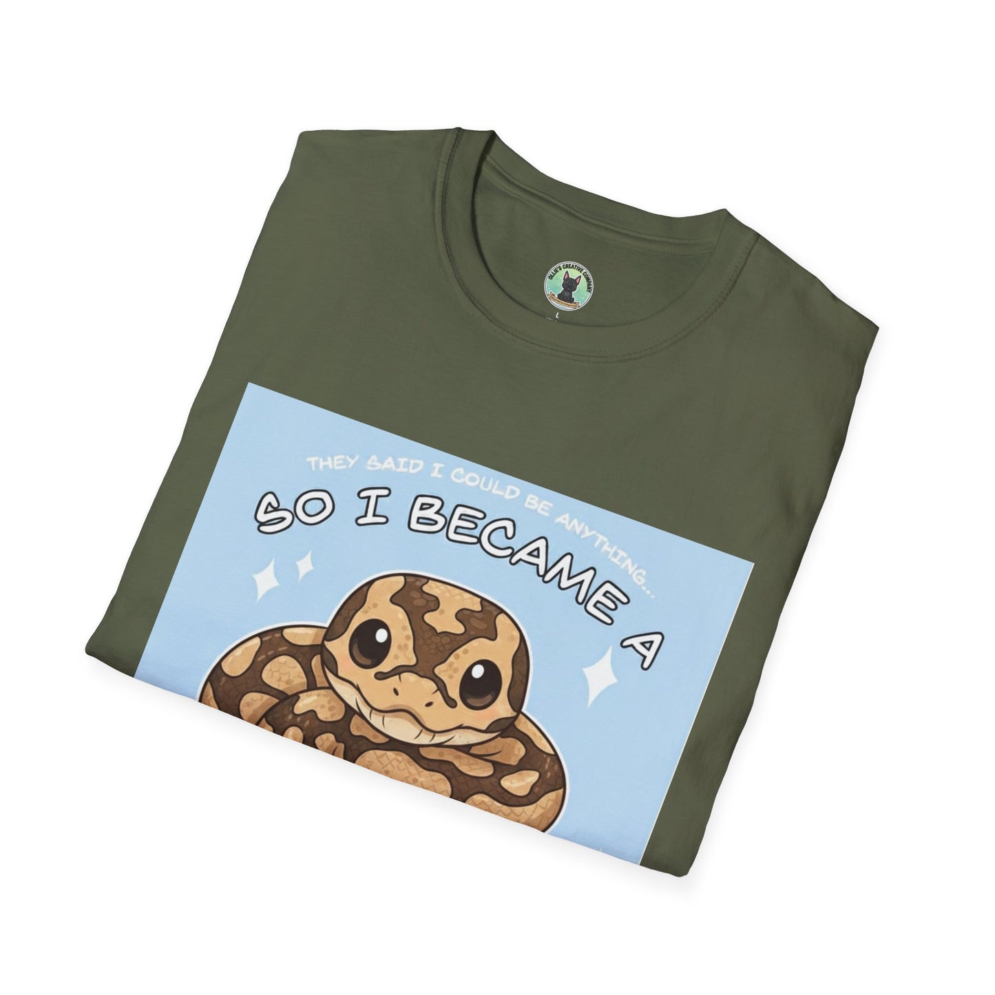 So I Became a Problem Snake T-Shirt — Cute Ball Python Design
