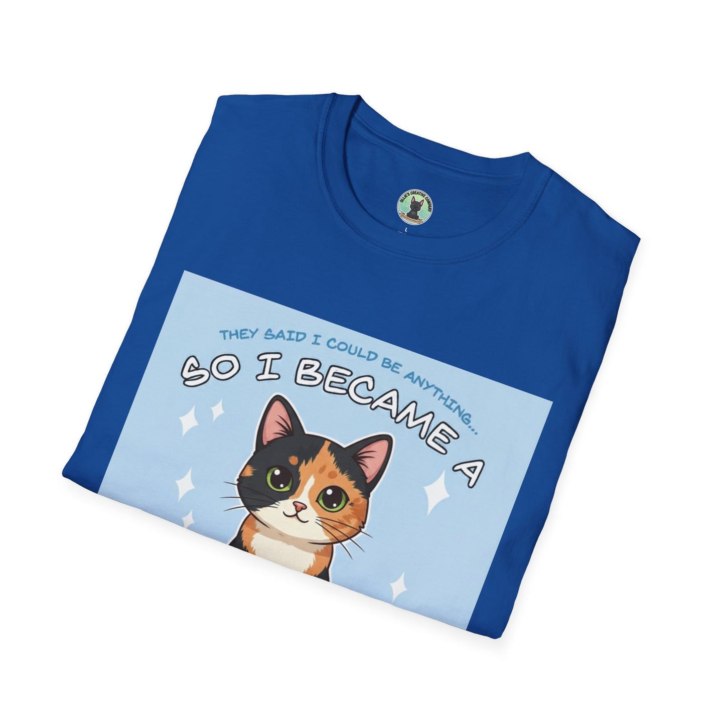 So I Became a Problem Cat T-Shirt — Cute Calico Cat Graphic Tee