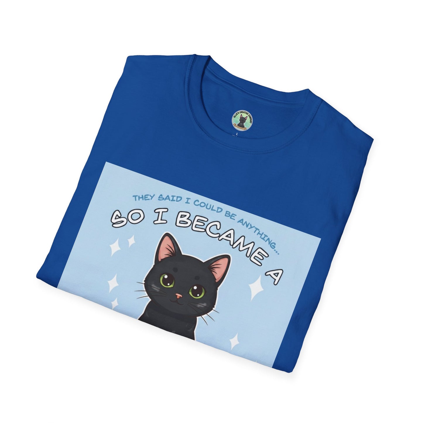 So I Became a Problem. Cat T-Shirt — Cute Black Cat Graphic Tee