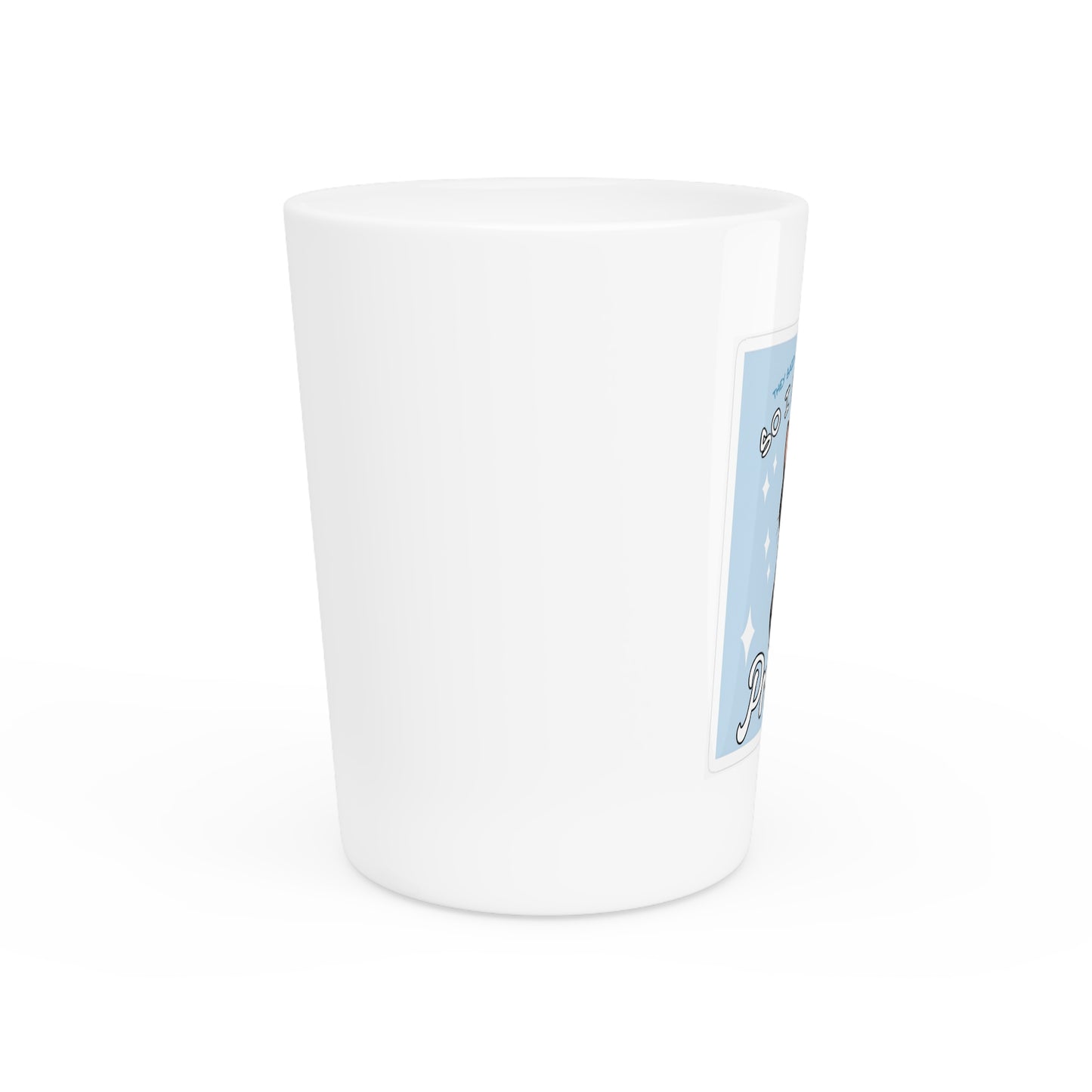 Shot Glass — “So I Became a Problem” Cute Black Cat Shot Glass
