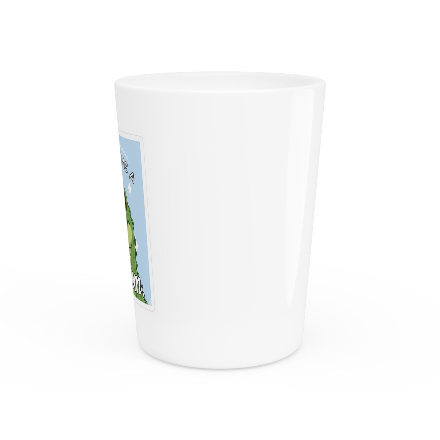 Funny Alligator 'So I Became a Problem' Shot Glass