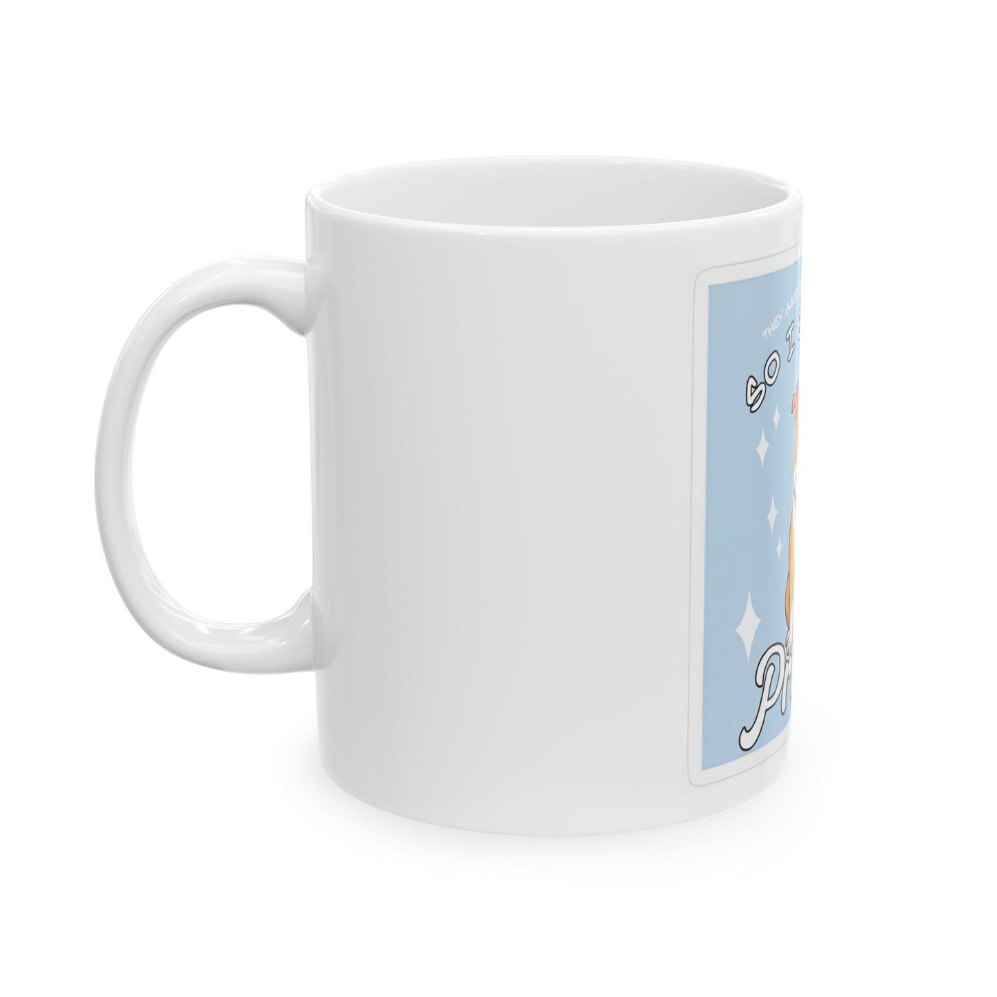 So I Became a Problem Bulldog Mug — Cute Funny Dog Coffee Cup (11oz)