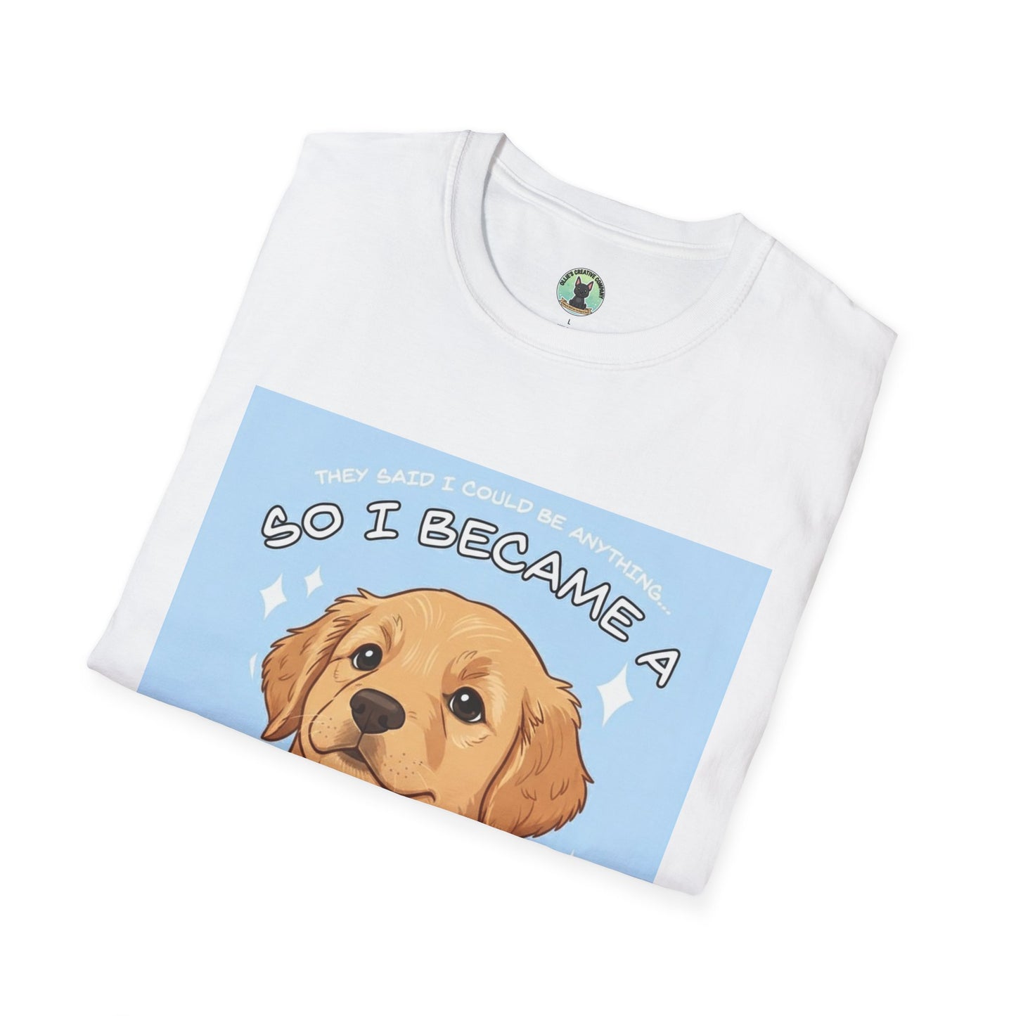 “So I Became a Problem” Golden Retriever T-Shirt