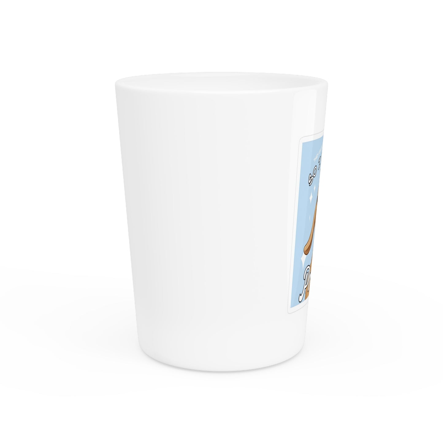 Funny Goat Shot Glass — "So I Became a Problem" Novelty Animal Lover Gift