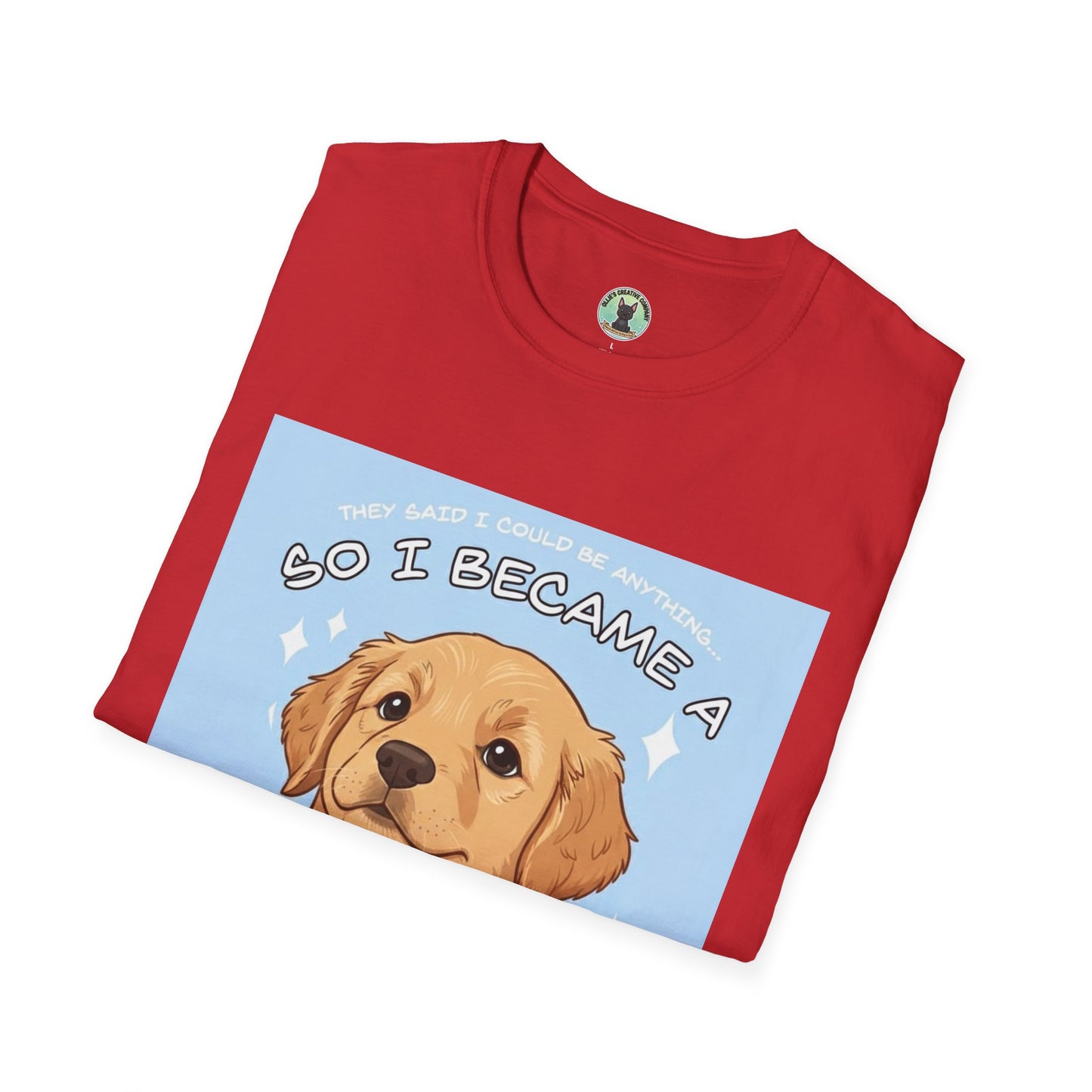 “So I Became a Problem” Golden Retriever T-Shirt