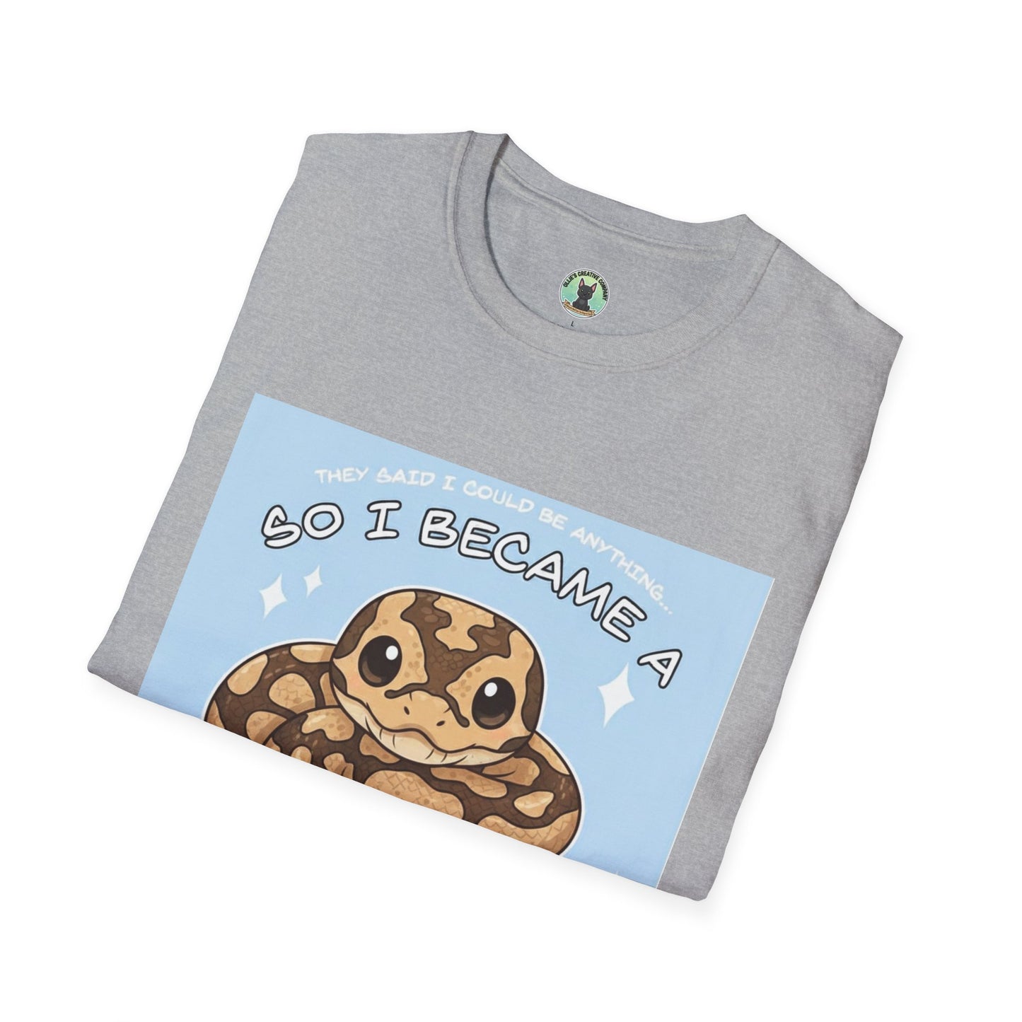 So I Became a Problem Snake T-Shirt — Cute Ball Python Design