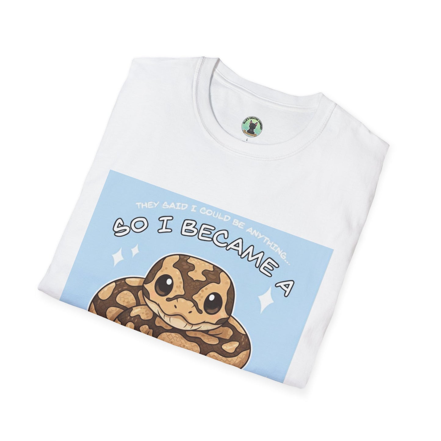 So I Became a Problem Snake T-Shirt — Cute Ball Python Design